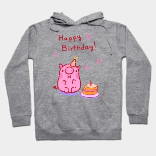 Pig wishes you happy birthday Hoodie